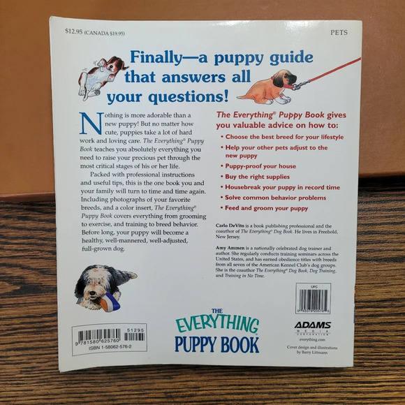 Everything Puppy Book by Carlo DeVito, Amy Ammen (Joint Author) - Picture 2 of 5